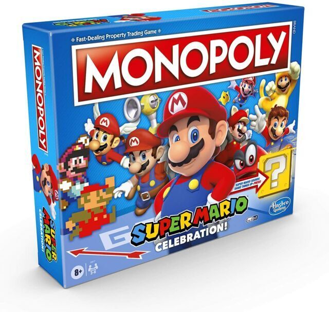 Super Mario Celebration Edition Monopoly Board Game NEW Hasbro E9517 Mario Game